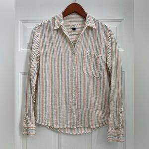 Striped Button Down Shirt